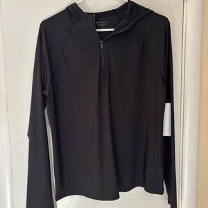Athleta NWT ultimate half zip hoodie